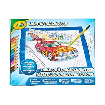 Amazon.com: Crayola Light Up Tracing Pad - Blue, Drawing
